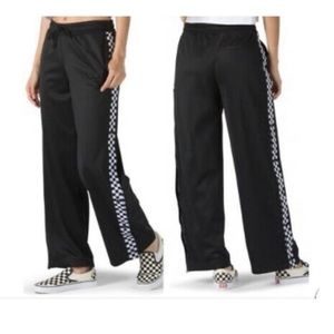 Vans checkerboard track pants